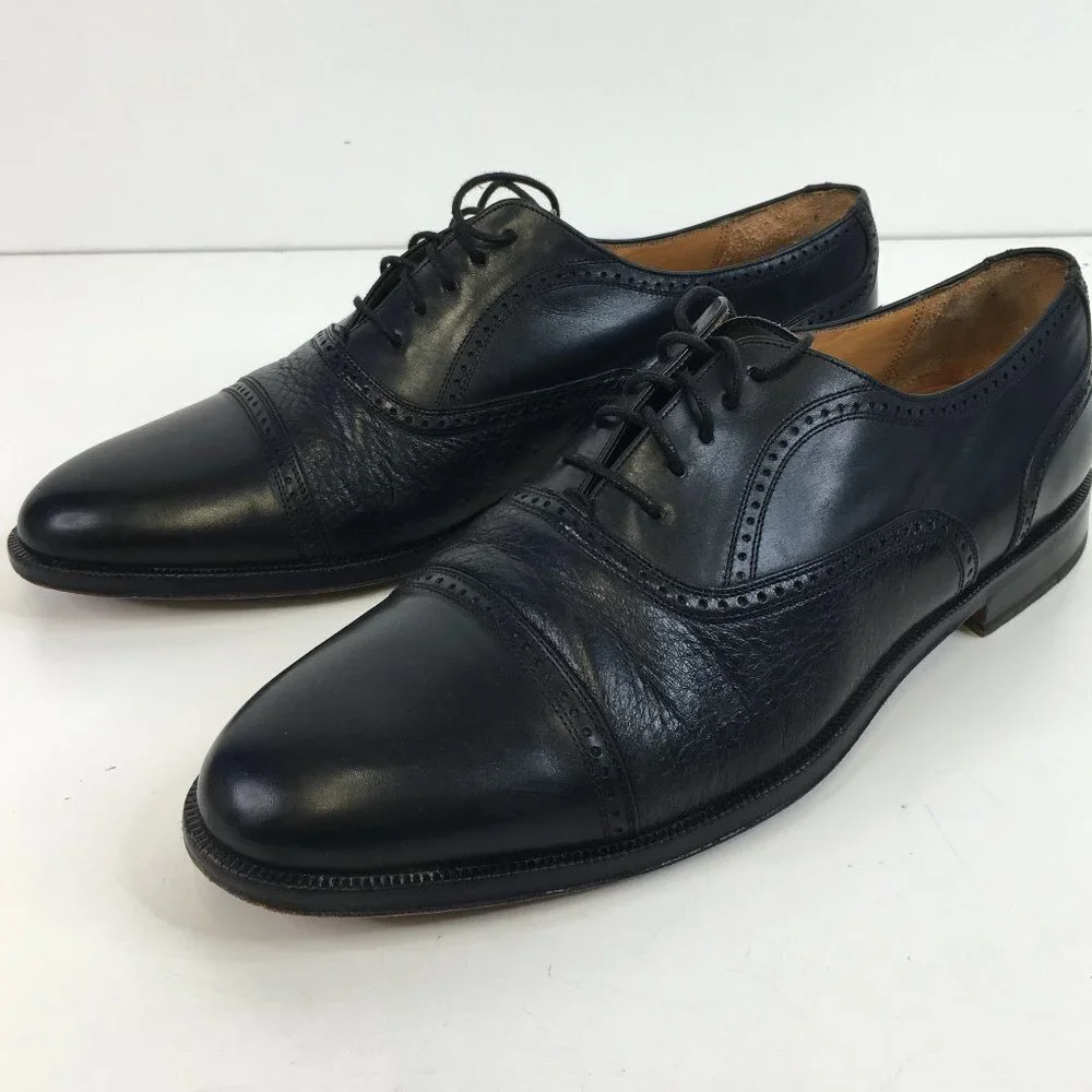 Mezlan black leather